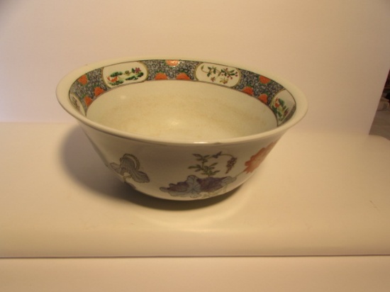 Hand-Painted 10 1/8" Bowl--(1) Small Chip