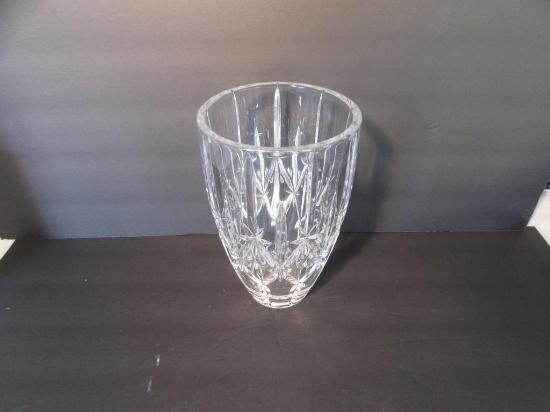 Crystal Vase--9" High