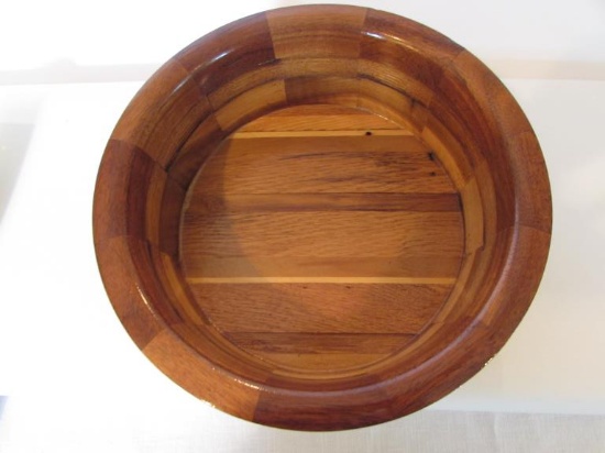 Hand Made & Laminated Signed Bowl--9" Diameter