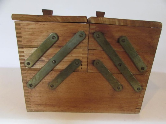 Hand Made Expanding Spool/Sewing Cabinet--8 1/2"