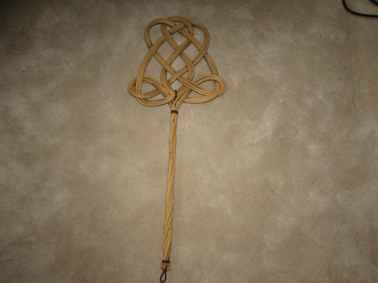 Antique English Rattan Rug Beater