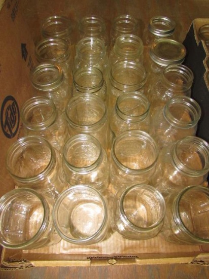 (24) Quart Canning Jars