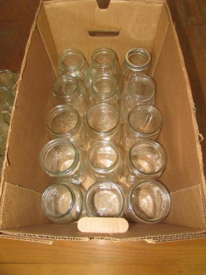 (15) Quart Canning Jars