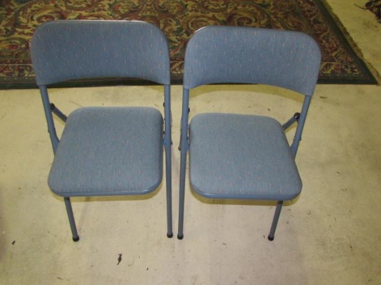 (2) Folding Samsonite Chairs