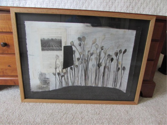 Framed Collage/Mixed Media by John Lake