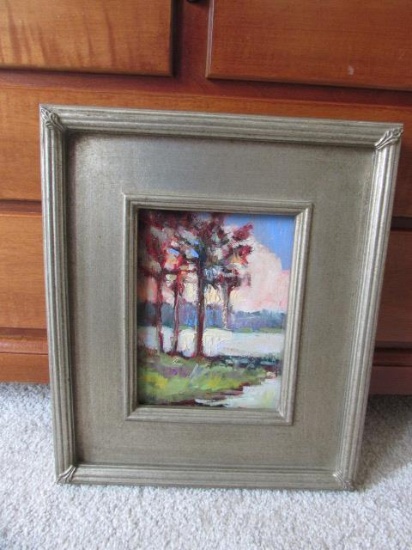 Framed Oil Painting by Gloria Mani--12" x 14"