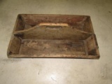 Antique Handmade Handled Tool Tray--27 1/2