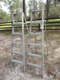 (2) Aluminum 6' Step Ladders