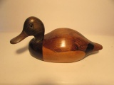 Vintage Hand-Carved & Painted Duck Decoy--Greater