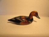 Vintage Hand-Carved & Painted Duck Decoy--9 7/8