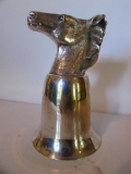 Silver Plate Stirrup Cup--Horse Head--5 1/2