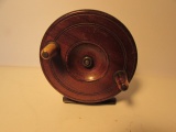 Antique English Wooden Fly Reel