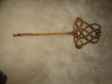 Antique English Rattan Rug Beater