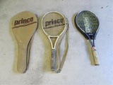 (3) Tennis Rackets--(2) Prince Graphite, (1)