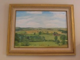 Framed & Linen Lined Oil Painting 