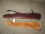 (2) Leather Saddle Gun Scabbards