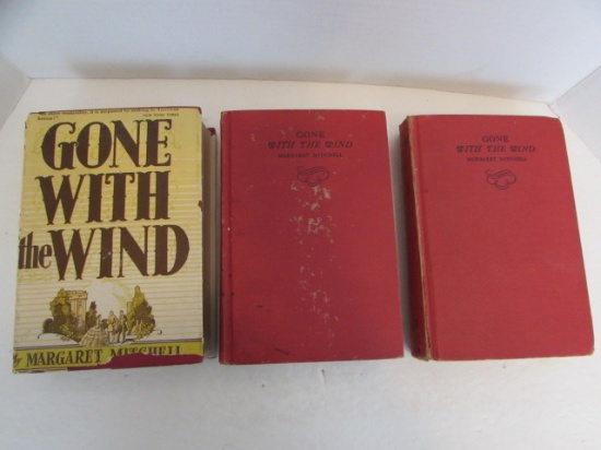(3) Gone With The Wind Books:  June 1948 Printing