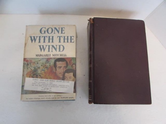 (2) Gone With The Wind Books:  Book Club Double