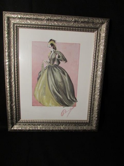 Framed Gone With The Wind Limited Edition Costume