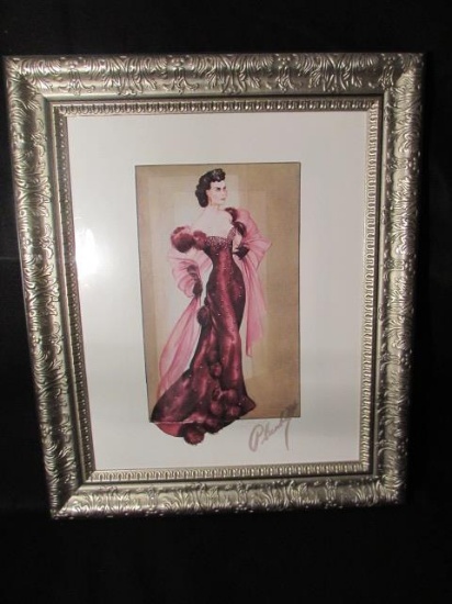 Framed Gone With The Wind Limited Edition Costume