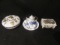 (3) Porcelain Items Including: Dish With Lid