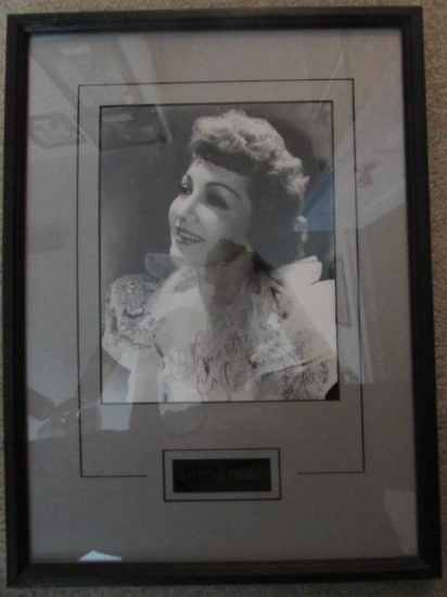 Black & White Photograph of Claudette Colbert