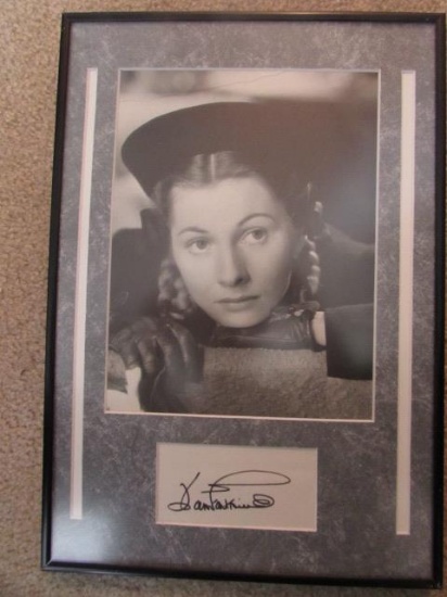 Black & White Photograph of  Joan Fontaine with