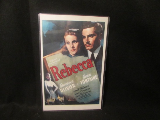 "Rebecca" Movie Poster 10 7/8" x 16 7/8" (1940),