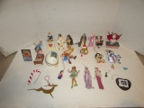 Assorted Christmas Ornaments:  Disney, Lucille