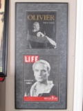 Framed & Matted Laurence Olivier Display:  Life