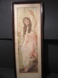 Framed 1923 Mary Pickford 1909 Pompeian Beauty