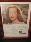 Framed Lustre-Crème Shampoo Advertisement