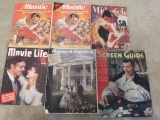 (5) Magazines with Gone With The Wind Covers: