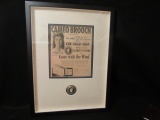 Framed & Matted 1939 Magazine Advertisement with