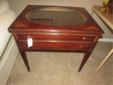 Glass Top Display End Table by Lexington