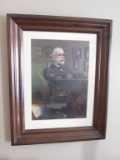Framed & Matted Print of General Robert E. Lee by