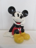 Mickey Mouse Ceramic Cookie Jar--Treasure Craft