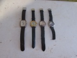 (4) Disney Watches:  Mickey Mouse Lorus Watch,