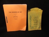 Judy Garland Reproduction Copy of The Wizard of