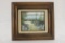 Framed Oil on Canvas: Signed K. HIllman 17 1/2