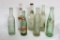 (7) Vintage Drink Bottles: Frostie, Canada Dry,