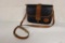 Navy Pebbled Leather Dooney & Burke Handbag