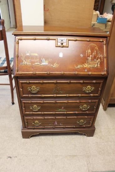 Handpainted Slant Top Desk by Jasper Cabinets 27