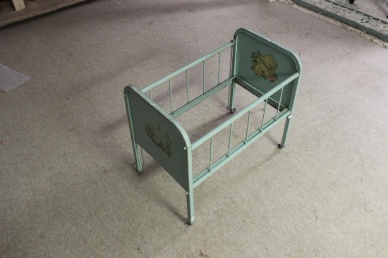 Vinage Metal Doll Bed-No Bottom