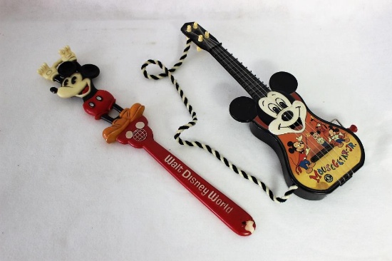 (2) Mickey Mouse Toys