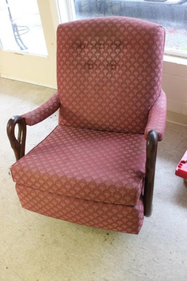 Swivel Rocker w/Swan Head Arms