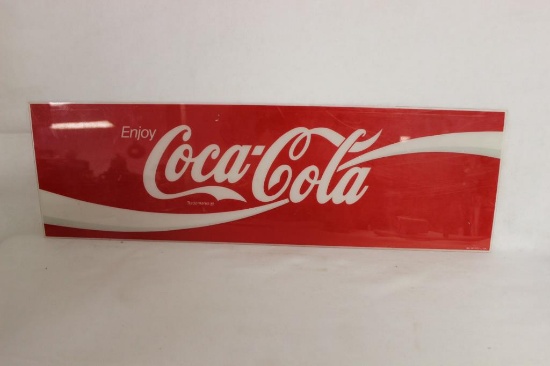 Coca Cola Advertising Sign 29 1/2" x 9"