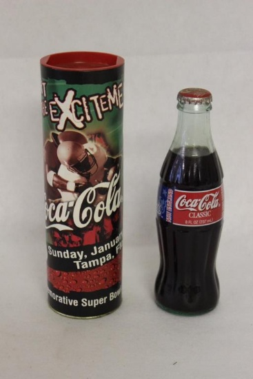 (2) Coke Bottles New England Patriots  1996 Super