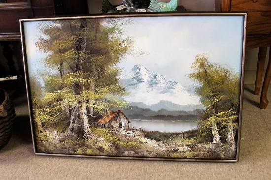 Framed Painting 37" x 25"
