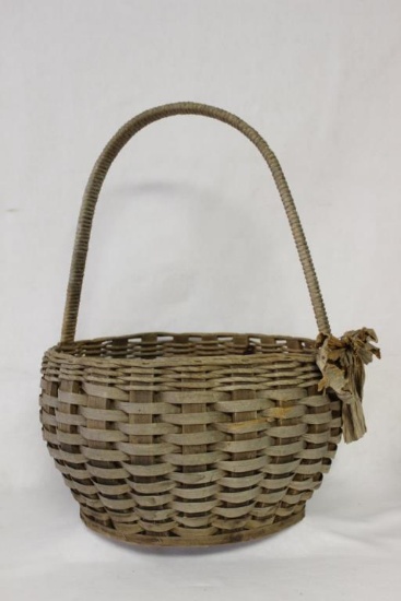 Handmade Basket 16" Diameter, 23" Tall